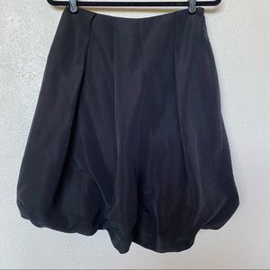 COS Side Zipper Black Bubble Skirt Size 6